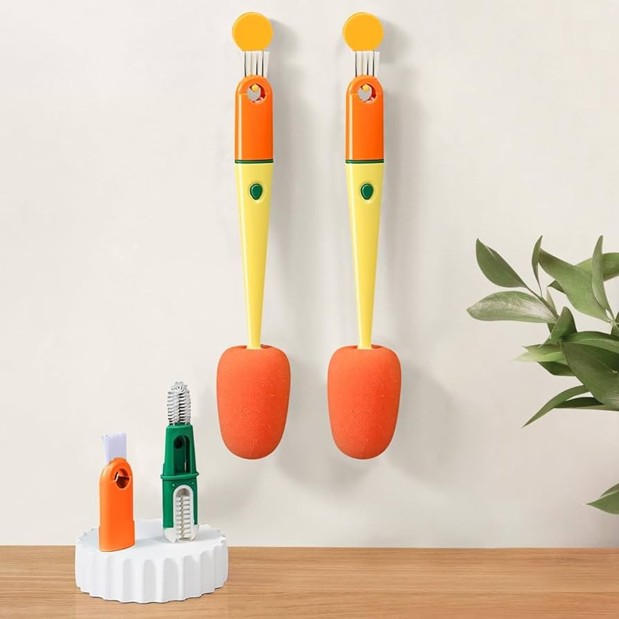 ( ২ পিস) Bottle Cleaning Brush | Multifunctional